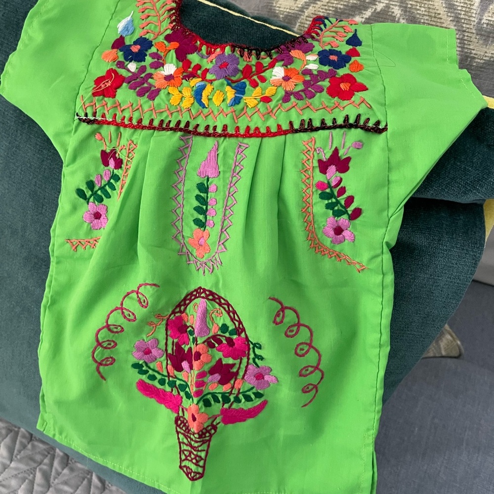 Mexican Dress - baby girl size 2